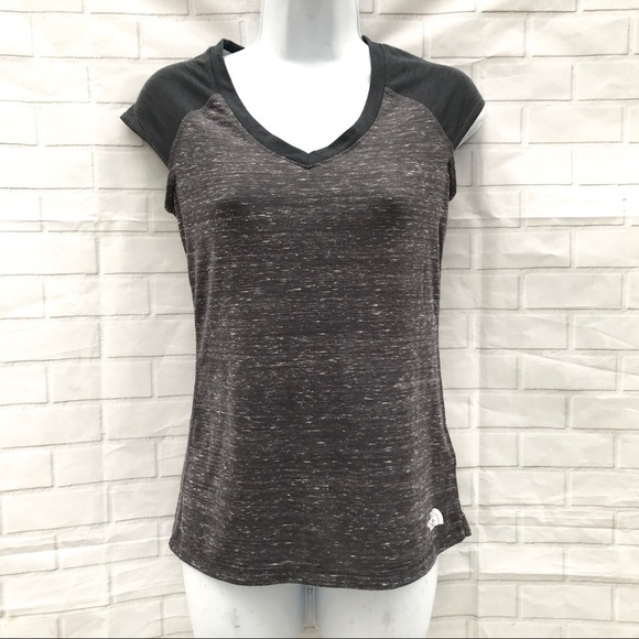 The North Face Tops - The North Face Heather Gray Cap Sleeve Top XS